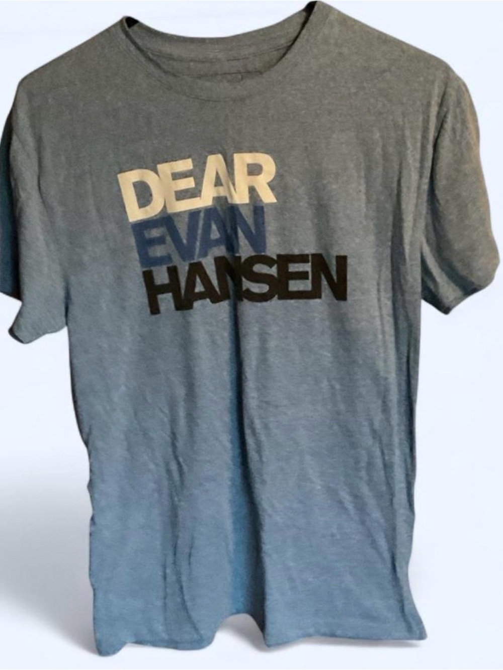 Dear Evan Hansen Men's Short Sleeve Grey Graphic Tee